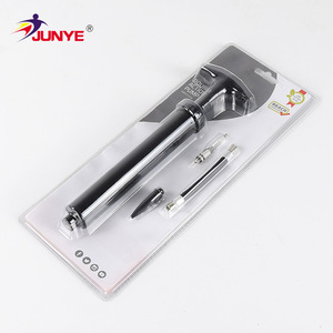 Mini Bomba de Aire Manual Portátil de Plástico Azul de 240 mm para Balones de Baloncesto y Fútbol - Product Image 2