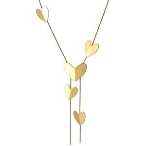 Kadınlar için QH uzun kolye uygun tatil Wea, günlük kazak zinciri basit zarif takı kalp Dainty takı toptan toplu - Product Image 2