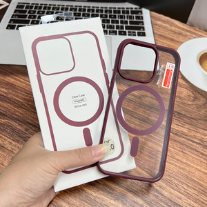 Anneau de charge magnétique sans fil pour iPhone 15 Pro Max et 16 Pro, couleurs transparentes <span class=keywords><strong>PC</strong></span>, <span class=keywords><strong>achat</strong></span> répété, étuis de téléphone portable - Product Image 6