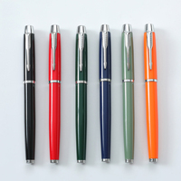 Promotion Stylos à bille métalliques pas chers personnalisés avec gravure laser, logo de marque imprimé, modèle Pinyange 018, écriture 1,0 mm