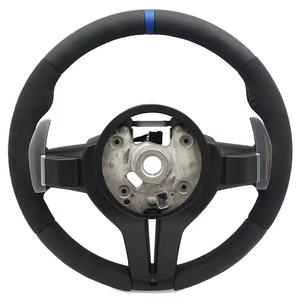 Volante de fibra de carbono de cuero de gamuza personalizado para BMW 3 5 Series F30 F32 F10 F20 F07 F01 E46 E60 E90 M3 M4 M5 <span class=keywords><strong>M7</strong></span> mejorado - Product Image 6