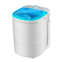 Lave-linge/sécheuse tout-en-un mini semi-automatique à double usage, pliable, économe en énergie, à un seul cylindre, séchage par bande de déshydratation, pour enfants