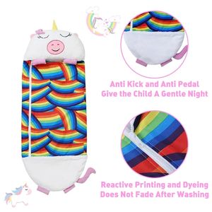 Vente en gros en usine de sacs de couchage d'<span class=keywords><strong>hiver</strong></span> pour enfants Conception de dessin animé Sécurité douce et respirante certifiée pour les enfants - Product Image 3