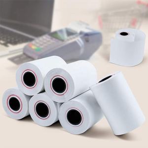 Rollo de Papel Térmico 100gm Cartón 80x70mm 80x80mm al Mejor <span class=keywords><strong>Precio</strong></span> 57x30 80x80 Papel Térmico para Impresora POS 57mm - Product Image 1