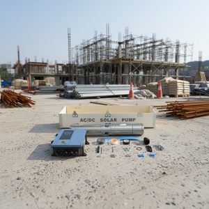 Pompe solaire centrifuge sans balais compatible DC/AC DCPM 26-15-72-1100, 72V, débit 3,8 m³/h, hauteur de refoulement 95m, garantie 3 ans, OEM/ODM - Product Image 1