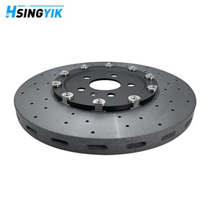 Rotor de disque de frein arrière en céramique de carbone Hsingyik pour <span class=keywords><strong>Audi</strong></span> <span class=keywords><strong>A6</strong></span> C8 A7 RS6 RS7 Q8 RS 4K0615601A 370X30MM - Product Image 5