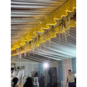 Cortinas Colgantes para Techo de Boda con Luces, Decoración para Salón, Cortinas Colgantes para Decoración de Eventos y Fiestas - Product Image 4