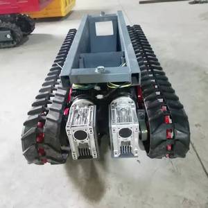 Chasis compacto hidráulico eléctrico con orugas de acero y base de orugas de caucho mediano para maquinaria de construcción - Product Image 3