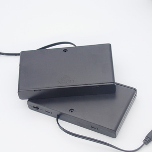 กล่องใส่แบตเตอรี่ AA 8 ก้อน พร้อมสายเคเบิล DC อินพุต 12V พร้อมฝาปิดและสวิตช์ - Product Image 2