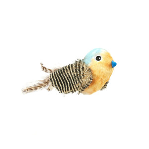 Pájaro de simulación de autoentretenimiento con pluma, juguete de gato de peluche, sonido táctil eléctrico, juguete de hierba gatera para mascotas - Product Image 6