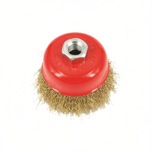 Brosse à fil ondulé M14 en acier 11000 Giri Min pour meuleuse d'angle - Product Image 2