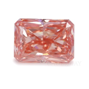 Lab Grown Pink Radiant Cut Diamond 1ct 2ct 3ct For Jewelry Making - Product Image 3