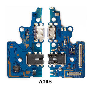 لوحة موصل شحن USB بديلة للهاتف المحمول مع ميكروفون وكابل مرن لسامسونج A71 - Product Image 3