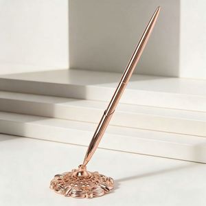 Luxury Metal Desk <b>Pen</b> Promotional Ballpen Wholesale Ballpoint <b>Pen</b> Slim Signature <b>Pens</b> with Custom logo Suitable for Bank Counter - Product Image 1
