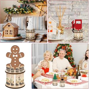 <b>Christmas</b> Money Rack <b>Tree</b> Reindeer Gingerbread Snowman Decorations For Holiday <b>Table</b> Display Reusable Party Ornament - Product Image 3