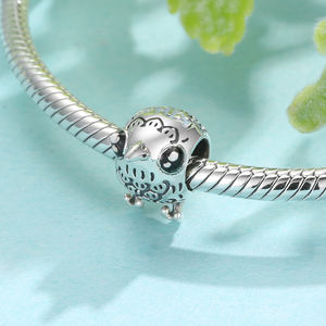 Reale dell'<span class=keywords><strong>argento</strong></span> sterlina 925 serie Animale <span class=keywords><strong>Leone</strong></span>/orso/struzzo perline di Fascino Misura Delle Donne di Fascino Del Braccialetto Dei Braccialetti FAI DA TE Forniture per Monili - Product Image 6