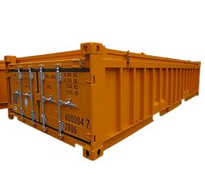 20ft 20'Half-Height Container Cube Hard Open <b>Top</b> Containers with Removable Roof for Easy <b>Loading</b> and Unloading of Goods - Product Image 4
