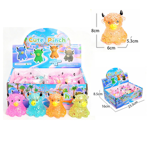 Giocattolo Antistress a Forma di Toro in Maltosio con Glitter, Giocattolo Morbido a Lenta Risposta, Regalo Promozionale per Bambini - Product Image 1