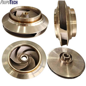 黄铜叶轮熔模铸造服务，失蜡铸造黄铜叶轮零件，精密铸造黄铜叶轮零件 - Product Image 1