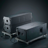 Haut-parleur Line Array double de 12 pouces avec crossover intégré, haut-parleur de scène professionnel pleine fréquence pour intérieur, 8 ohms 800W