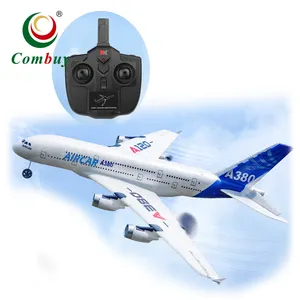 EPP 3 channel LED light toy 70G flying rc airplane airbus a380