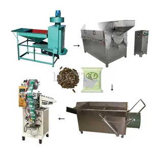 Sunflower Seed Packaging Machine / Sunflower Seeds Cleaning Equipment / Automatic Roasting Machines Sunflower Seeds