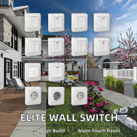 Interruptores de Pared con Panel Táctil para PC de Alta Calidad, Europeos, 13A/20A, Eléctricos para el Hogar y Hoteles, Nuevo Diseño, Interruptor de Luz de 16A 250V