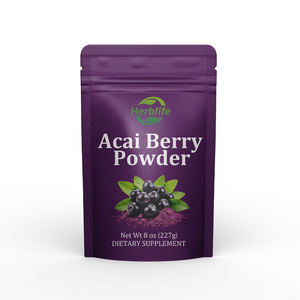 Marca Privada OEM, Polvo de Bayas de Acai Puro Liofilizado, 227g, para Apoyo Nutricional, Suplemento Dietético - Product Image 1
