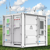 Système BESS SCU GRES-1075-500 2MWh 1MW LiFePO4, conteneur 20 pieds/40 pieds, hybride réseau solaire éolien, stockage d'énergie couplé à l'alternateur