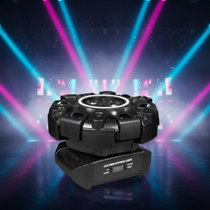 Nuevo Producto: Luces Móviles de Cabeza con Efecto Láser de 6 Brazos LED Tipo Ojo de Abeja, Iluminación de Escenario para Discotecas/Clubes/Fiestas en Oferta - Product Image 1