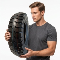 Roue pneumatique en caoutchouc gonflable avec roulement à billes et jante en acier 18x8.50-8, capacité de charge 150 kg, pour chariot de golf et de tourisme