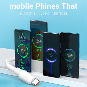 Nouveau câble USB Type C <span class=keywords><strong>de</strong></span> <span class=keywords><strong>charge</strong></span> rapide 120W 6A pour téléphone portable <span class=keywords><strong>SAMSUNG</strong></span> XIAOMI OPPO, câble <span class=keywords><strong>de</strong></span> <span class=keywords><strong>charge</strong></span> Type-c, cordon <span class=keywords><strong>de</strong></span> données USB - Product Image 6
