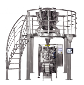 Sachet automatique alimentaire Doypack Multihead Peseuse Bonbons, châtaignes emballage machine d'emballage Peseuse multi-têtes - Product Image 2