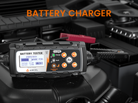 ANCEL BT521 Chargeur de batterie au plomb 12V 4-en-1, testeur, entreteneur et désulfateur, chargeur intelligent 5A pour la réparation de batteries de la plupart des voitures