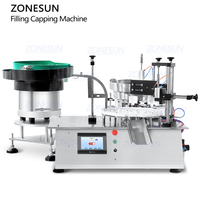 ZONESUN ZS-AFC7C automatique pompe péristaltique de table parfum verre Tube échantillon flacon bouteille bouchon de remplissage pressage capsulage Machine