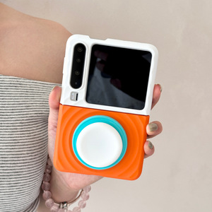 Para Huawei PuraX, funda de teléfono con pantalla plegable para Xiaomi MIXFlip2, accesorio de generación, funda de teléfono de Color de contraste de lujo - Product Image 4