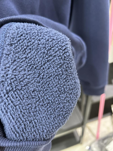 Sudadera con Capucha de Invierno Ecológica de Algodón Grueso de 500 g/m², Talla Grande Unisex, Sin Cordón, Logotipo Personalizado - Product Image 4