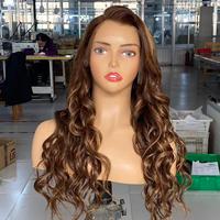 Perruques Lace Front HD Transparentes Starose Luxury 13x6, Châtain Chocolat, Cheveux Humains Vierges d'un Seul Donneur, Cuticules Alignées