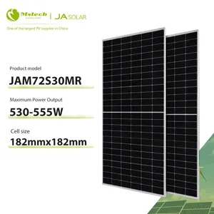 JA光电模块530w 535w 540瓦太阳能电池板545wp 550w 555瓦Pannello Solare大功率太阳能电池板