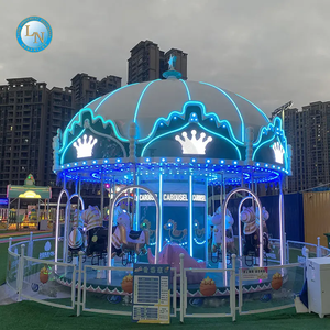 Kids Ride Equipo de entretenimiento Carrusel Feria Atracción Animal <span class=keywords><strong>Carosel</strong></span> Merry Go Round Carrusel - Product Image 3