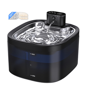 New Plastic Charge Dog Cat <b>Water</b> <b>Dispenser</b> Circulating Filter Flowing Intelligent Pet <b>Automatic</b> <b>Water</b> Feeder Bowl Cross-border - Product Image 1