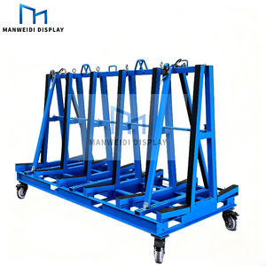 Vente en gros de chariots poussoirs en granit de type A intégrés double face personnalisés de haute qualité avec roues - Product Image 2