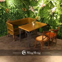 Ensemble de meubles industriels, mobilier de Restaurant de luxe, conception Antique, cabine de boîte de nuit, canapé de Bar rétro