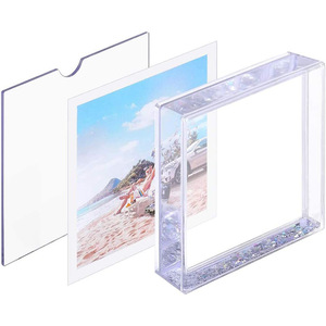 Blancs pour sublimation, cadres <span class=keywords><strong>photo</strong></span> boule de <span class=keywords><strong>neige</strong></span>, globe à <span class=keywords><strong>neige</strong></span> en plastique personnalisé avec insertion <span class=keywords><strong>photo</strong></span> - Product Image 5