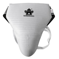 Protecteur d'aine en pu durable et confortable, équipement de protection des arts martiaux mma, protection d'aine de boxe