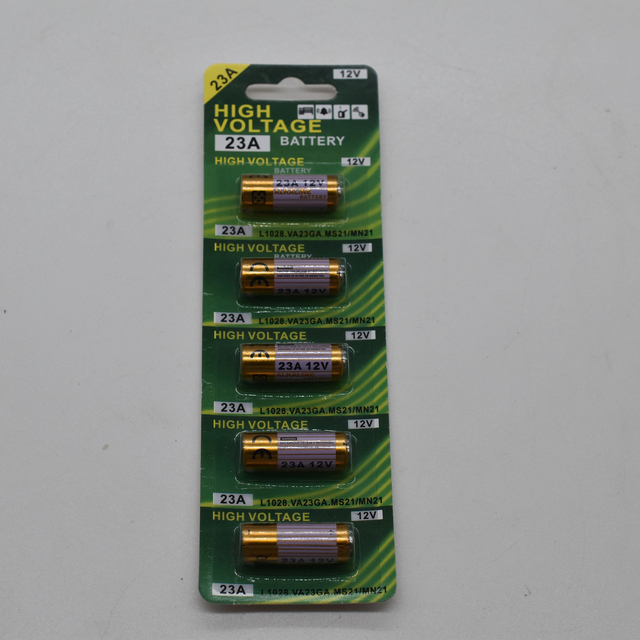OEM Wholesale 23A 27A 12V Alkaline Battery Pack, A23 MN21 V23A Battery for Remote Control and Sensors