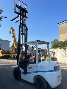<b>Used</b> Vigoshop TCM FD30 FD50 3 Ton Japan Diesel Forklift with Three Stage Mast Hydraulic System Offroad Hot Sale in Shanghai - Product Image 6