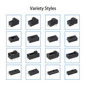 Saklar Toggle Vertikal Saklar Pengering Rambut Listrik Kecepatan Tinggi Peralatan Rumah Tangga 10A 250VAC Saklar Geser Pistol Udara Panas 2P3T PA66 - Product Image 5