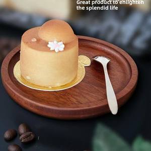 Plateau en bois rectangulaire de style japonais moderne plat occidental jetable poli pour tasse à thé dessert pour la maison ou la fête - Product Image 3