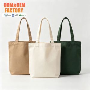 Sac fourre-tout en toile personnalisé écologique avec fermeture éclair et bandoulière confortable pour un usage quotidien et des cadeaux - Product Image 1